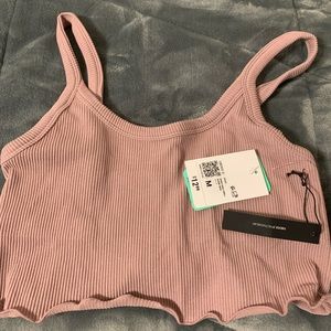 Forever 21 light pink seamless sport bra.